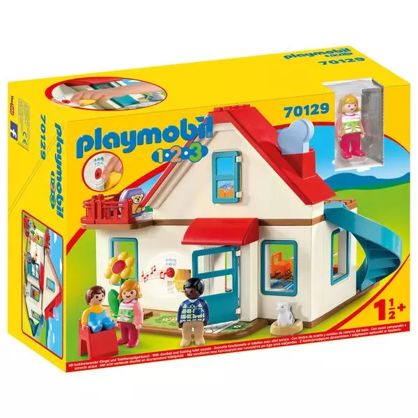Playmobil: 1.2.3 Casa familiei 70129