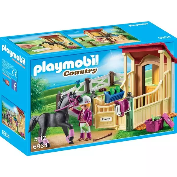 Playmobil: Grajd și cal arab 6934