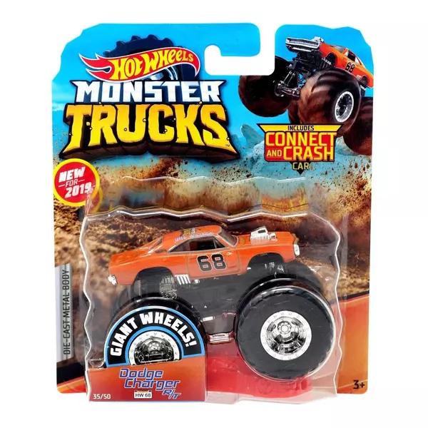 Hot Wheels Monster Trucks: Dodge Charger R/T kisautó