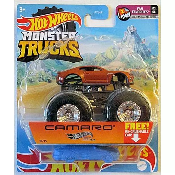 Hot Wheels Monster Trucks: Camaro kisautó
