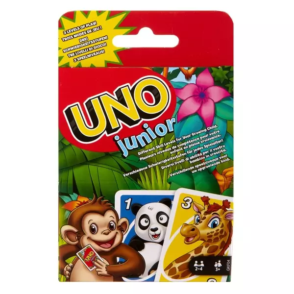 Junior Uno - joc de cărți cu instrucțiuni în lb. maghiară