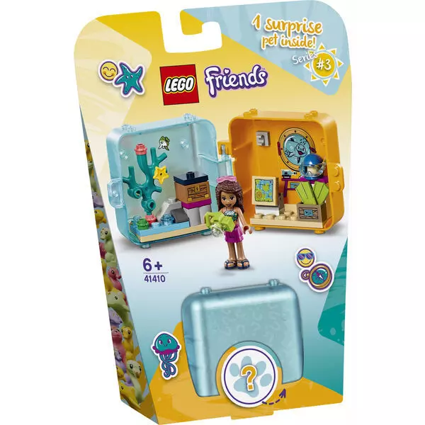 Lego Friends: Cubul jucăuș de vară al Andreei 41410