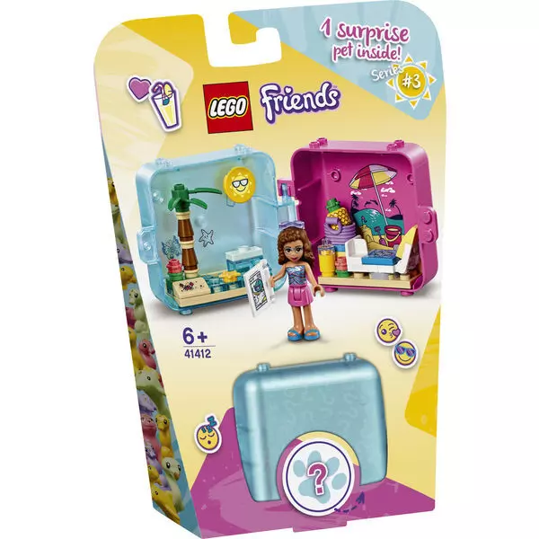 Lego Friends: Cubul jucăuș de vară al Oliviei 41412