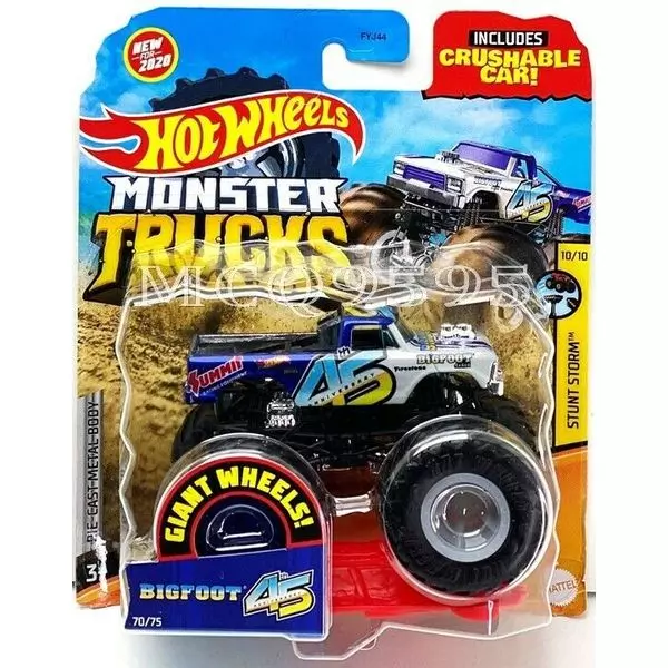 Hot Wheels Monster Trucks: Bigfoot 45th kisautó