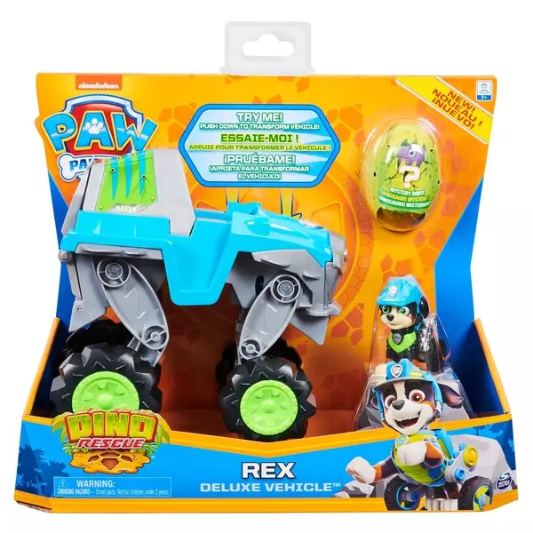 Paw Patrol: Vehiculul Rex Deluxe