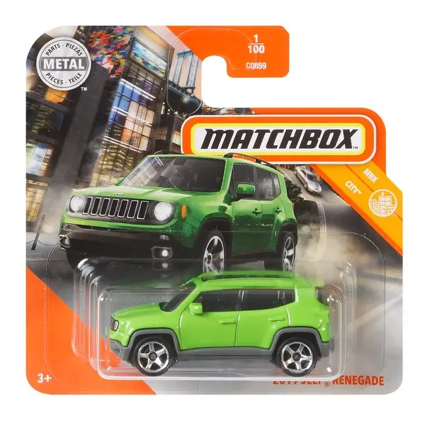 Matchbox: Mașinuță MBX City 2019 Jeep Renegade