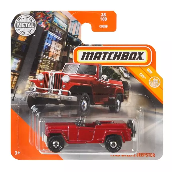 Matchbox: Mașinuță MBX City - 1948 Willys Jeepster