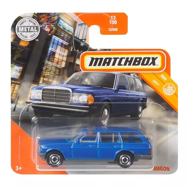 Matchbox: Mașinuță MBX City Mercedes-Benz S123 Wagon - albastru