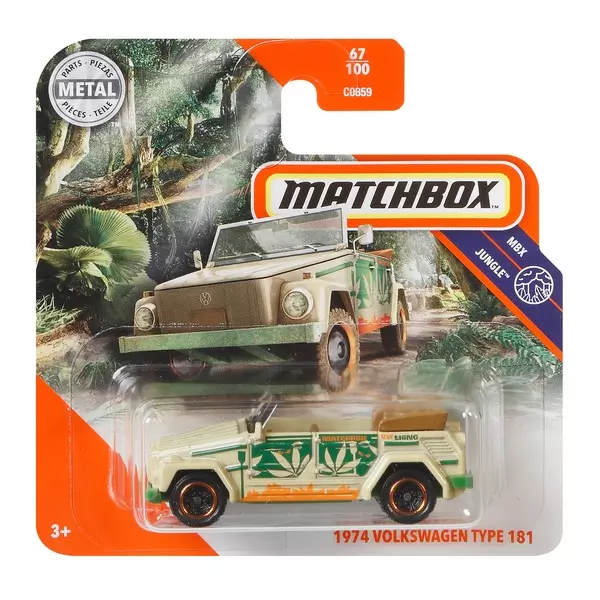 Matchbox: MBX Jungle 1974 Volkswagen Type 181 kisautó