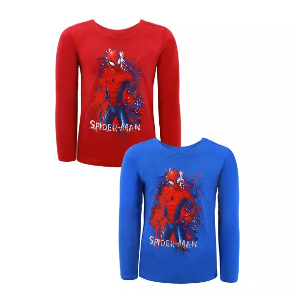 Spider-Man: tricou cu mânecă lungă - 104 cm, în două culori