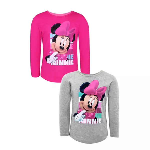 Minnie Mouse: tricou cu mânecă lungă - 110-116 cm, în două culori