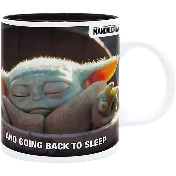Star Wars Mandalorian: Cană Baby Yoda meme - 320 ml