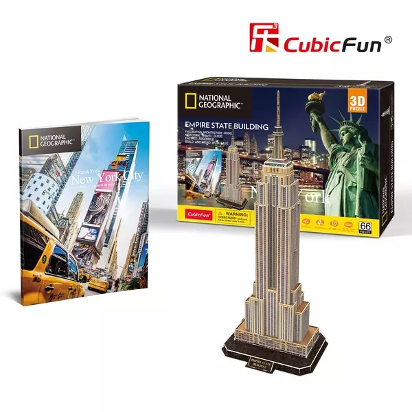 CubicFun: City Traveller New York - puzzle 3D cu 66 piese