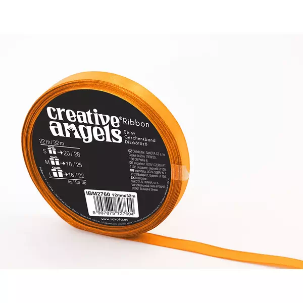 Creative Angel díszkötöző szatén szalag - arany