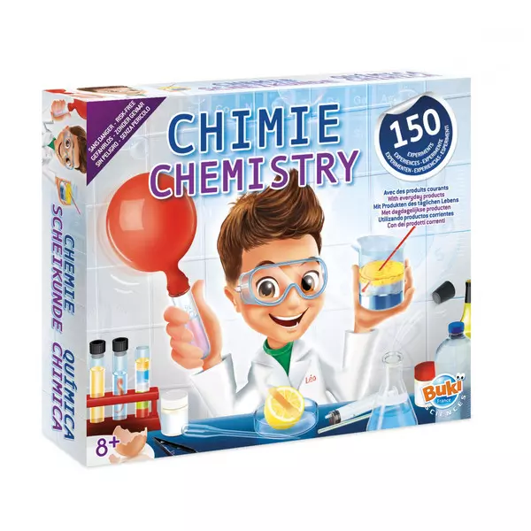 Laborator chimic cu 150 de experimente - cu instrucțiuni în lb. maghiară