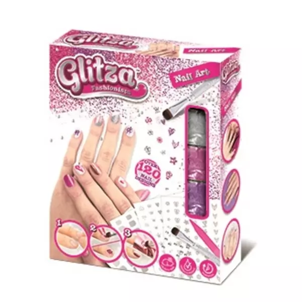 Glitza: Set pentru decorare unghiilor