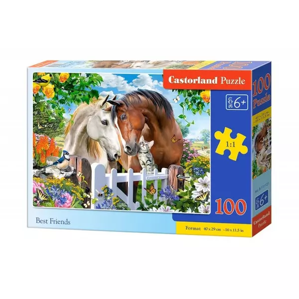 Legjobb barátok, lovas 100 darabos puzzle