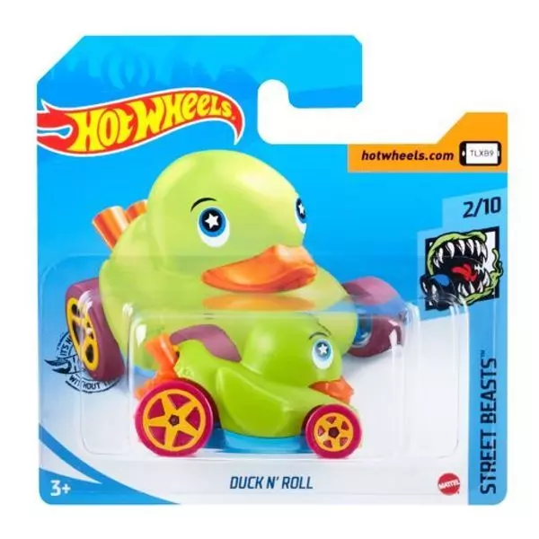Hot Wheels: Duck N Roll kisautó - zöld
