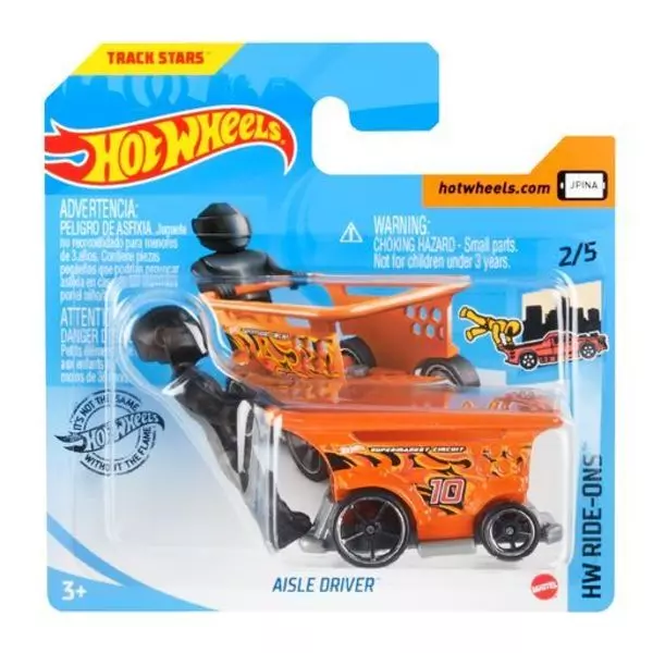 Hot Wheels: Aisle Driver kisautó - narancssárga
