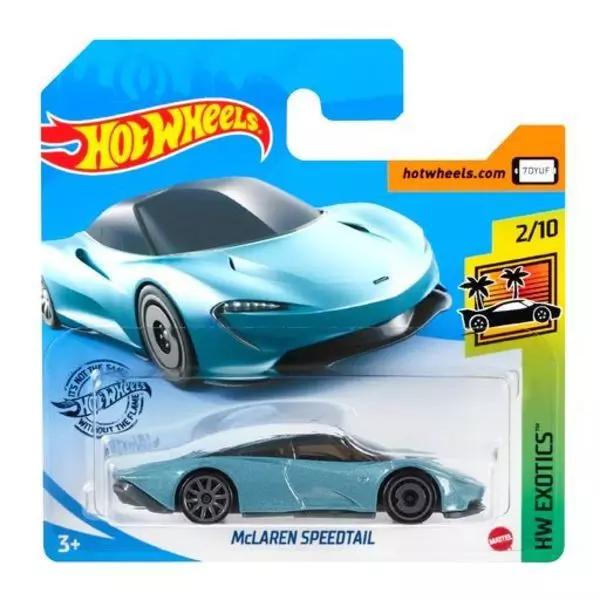 Hot Wheels: Mașinuță McLaren Speedtail - albastru deschis