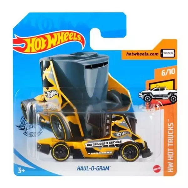 Hot Wheels: Haul-O-Gram - fekete-sárga