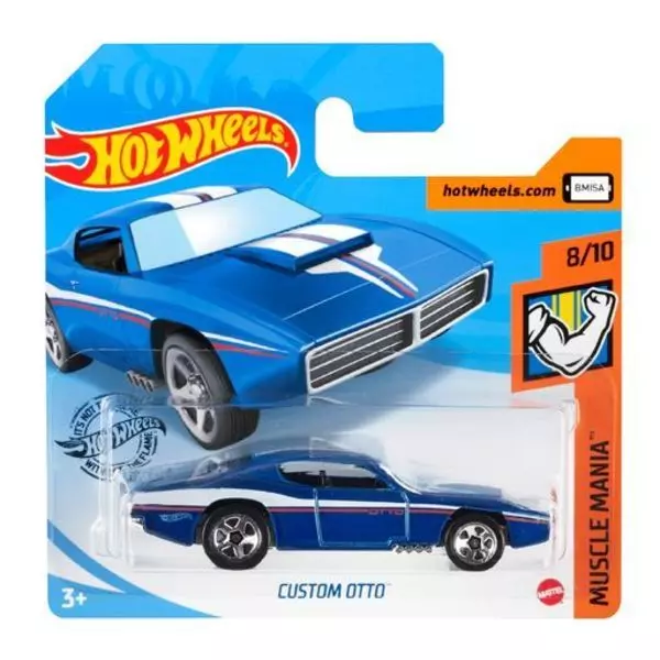 Hot Wheels: Mașinuță Custom Otto - albastru