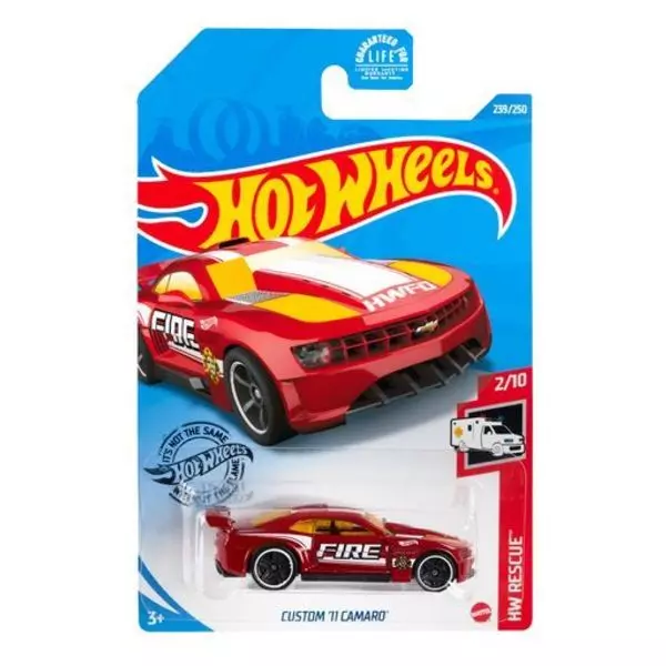 Hot Wheels: Mașinuță Custom 11 Camaro - bordo
