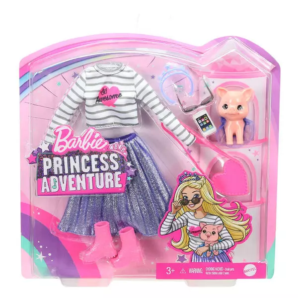 Barbie: Princess Adventure - Divatcsomag malac kiskedvenccel
