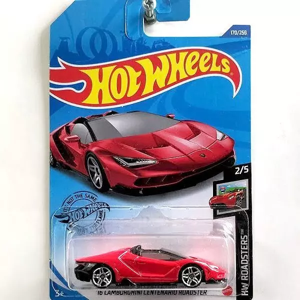Hot Wheels: Mașinuță 16 Lamborghini Centenario Roadster - roșu
