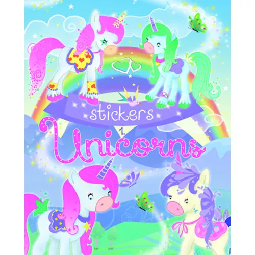 Unicorns Stickers: Unikornis matrica szett