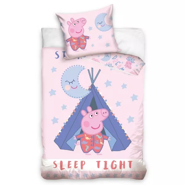 Peppa Pig: Lenjerie de pat pentru copii