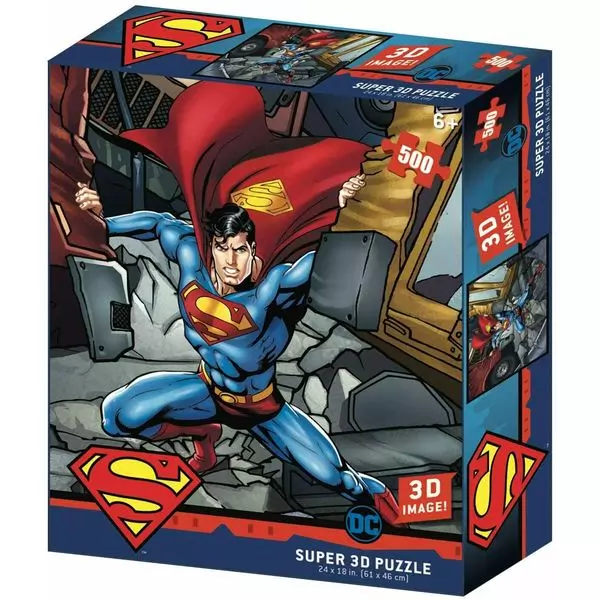 Superman: Invincibil - puzzle 3D de 500 piese