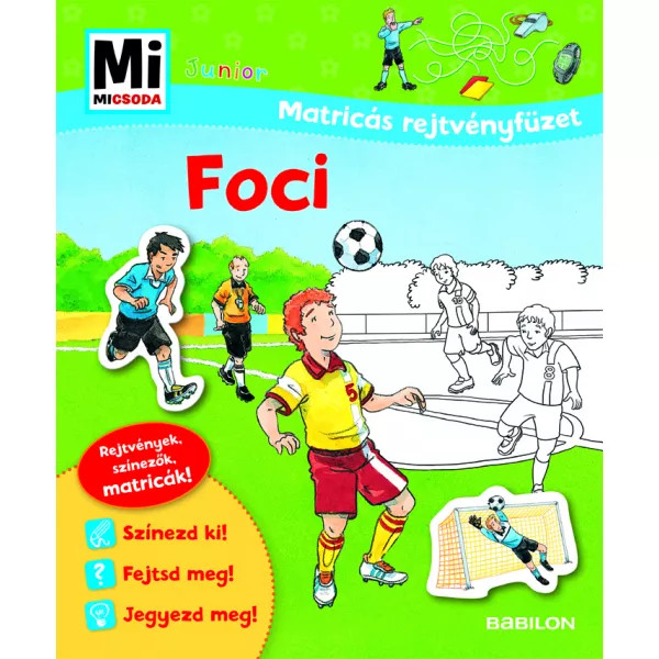 Hvad er det: Fodbold - bog med klistermærker på ungarsk