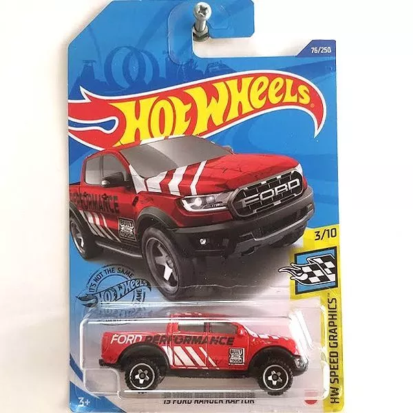 Hot Wheels: 19 Ford Ranger Raptor kisautó - piros