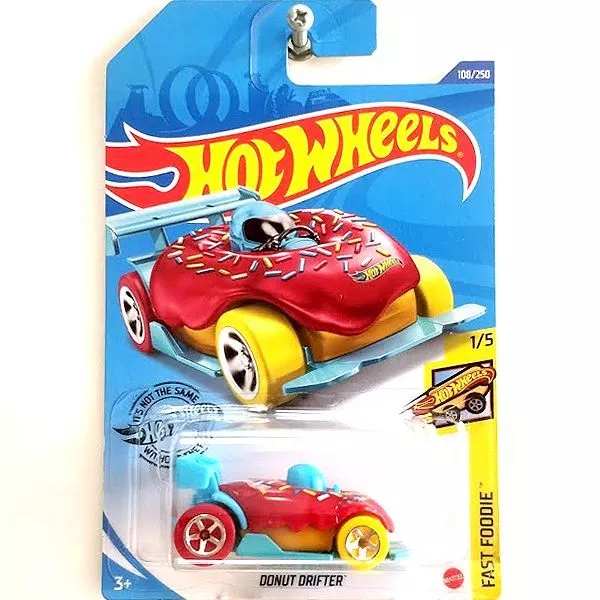 Hot Wheels: Mașinuță Donut Drifter - albastru-roz