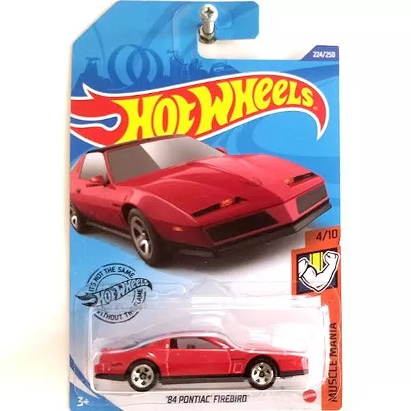 Hot Wheels: 84 Pontiac Firebird kisautó - piros