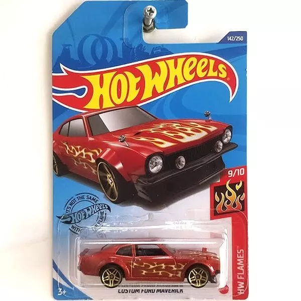 Hot Wheels: Custom Ford Maverick kisautó - piros
