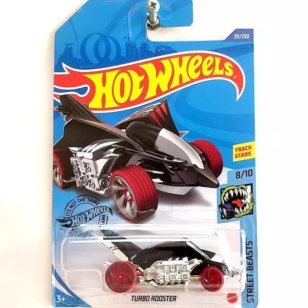 Hot Wheels: Turbo Rooster kisautó - fekete