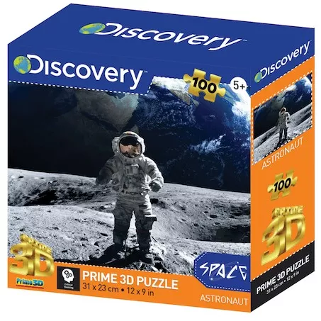 Discovery Channel: Űrhajós a Holdon 100 darabos 3D puzzle
