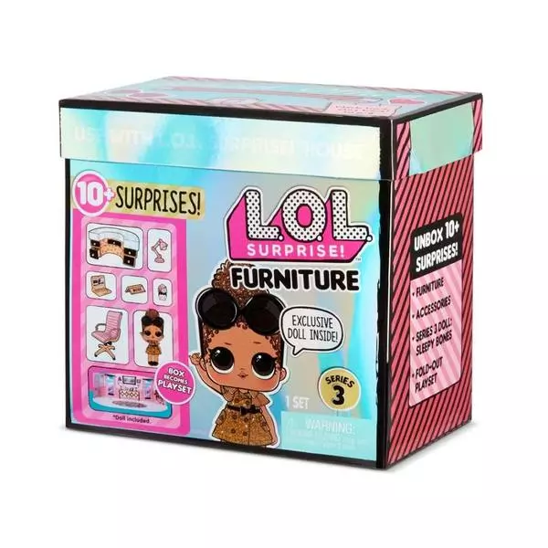 L.O.L Surprise Furniture 3. széria: School Office játékszett, babával és bútorokkal - iskolai titkárság
