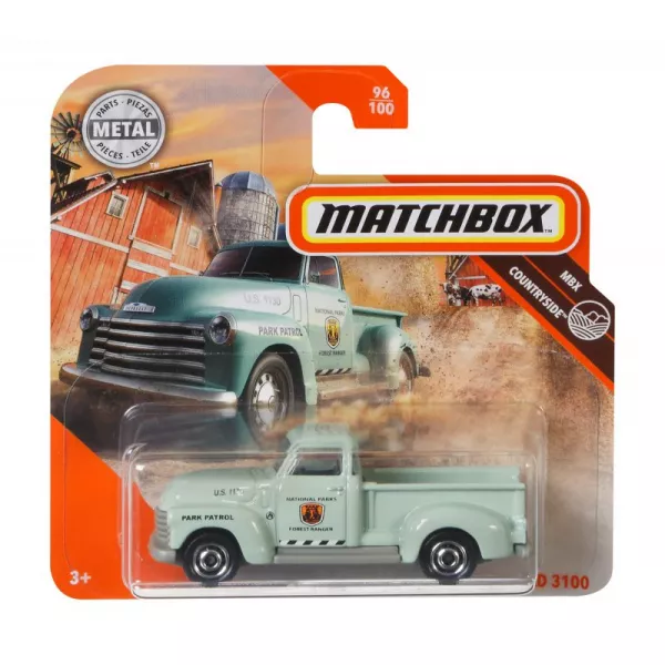 Matchbox: Mașinuță 47 Chevy AD 3100 - gri deschis