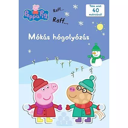 Peppa Pig - Bătaie amuzantă cu bulgări de zăpadă, educativ în lb. maghiară
