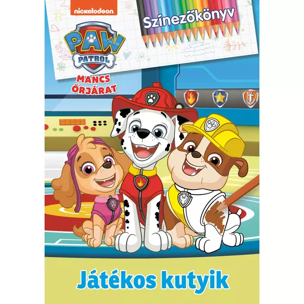 Paw Patrol: Câini jucăuși - carte de colorat în lb. maghiară