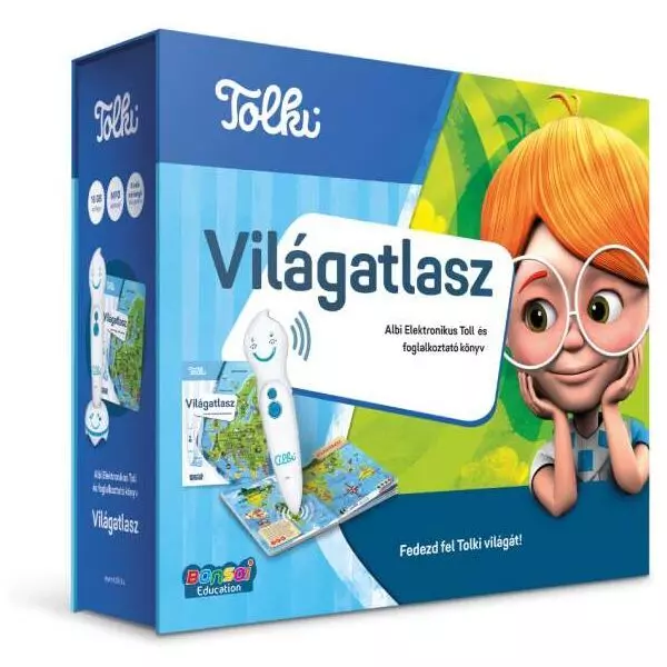 Tolki: Atlasul lumii Carte educativ interactiv - în set, în lb. maghiară