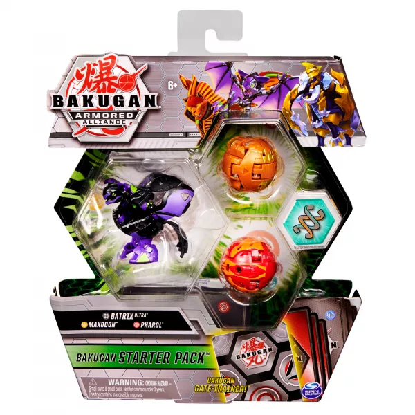 Bakugan Armored Alliance Set starter: Batrix Ultra - Maxodon - Pharol