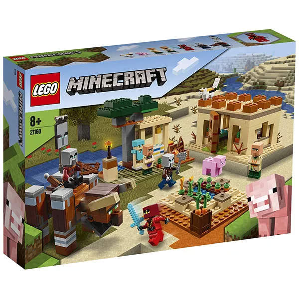 LEGO Minecraft: A falusi rajtaütés 21160 - CSOMAGOLÁSSÉRÜLT