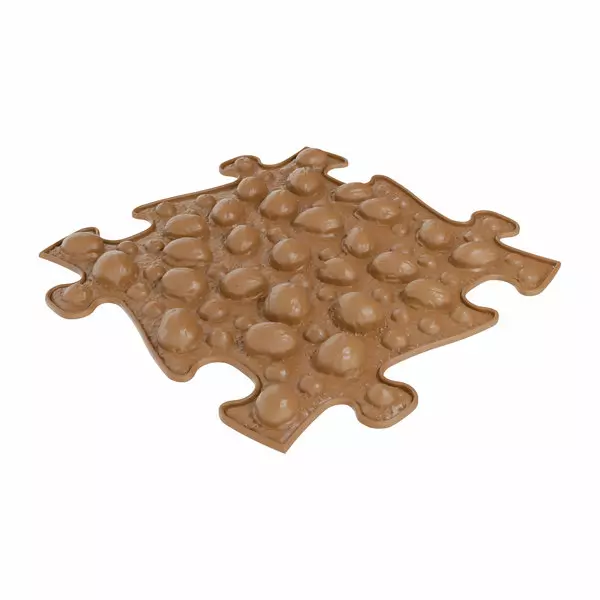Muffik: Kemény Dió kiegészítő darab szenzoros szőnyegekhez - barna