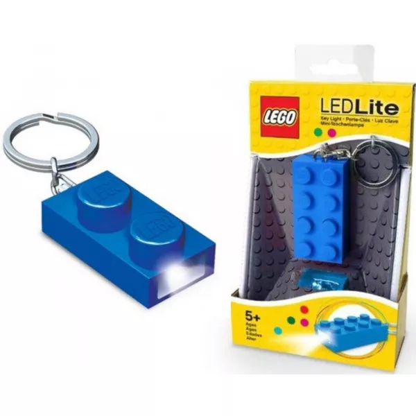 LEGO: Kék kocka világító kulcstartó
