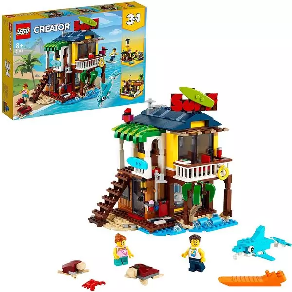 LEGO Creator: Casa de pe plajă a surferilor 31118