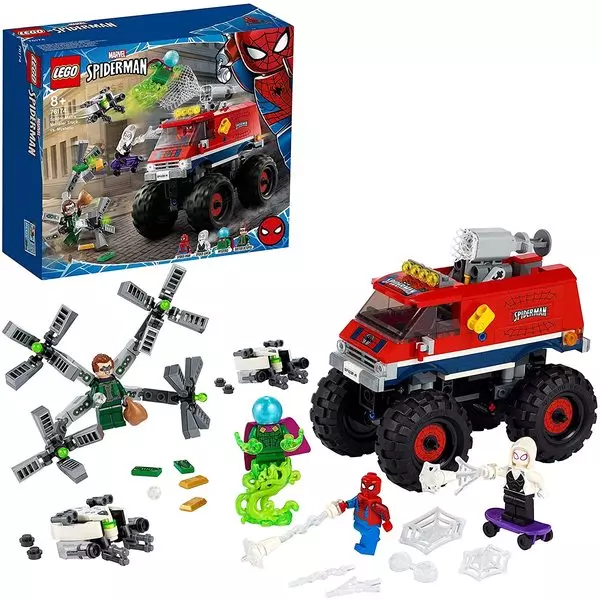 LEGO Super Heroes: Camionul gigant al Omului Păianjen contra Mysterio - 76174